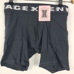 NEW Savage X Fenty Men's Bed Of Dreams Boxer Briefs Black Sz S NWT